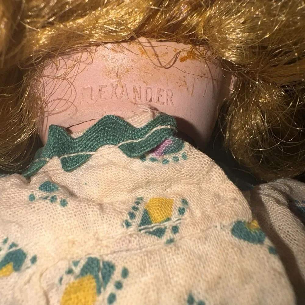 Vintage 50s Madame Alexander Doll Redhead Sleep Eyes 12” TLC Repair Project